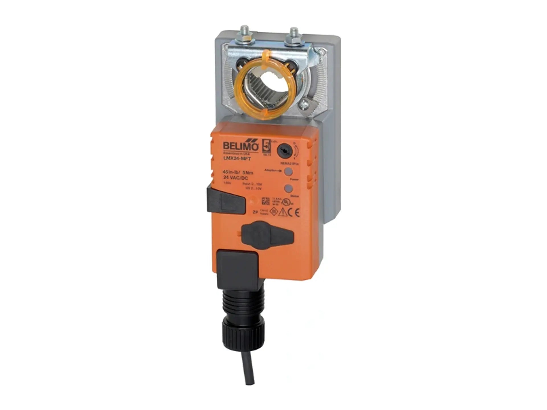 Belimo LMX24-MFT, 24V Non-Spring Return, 2-10VDC or 4-20mA Control