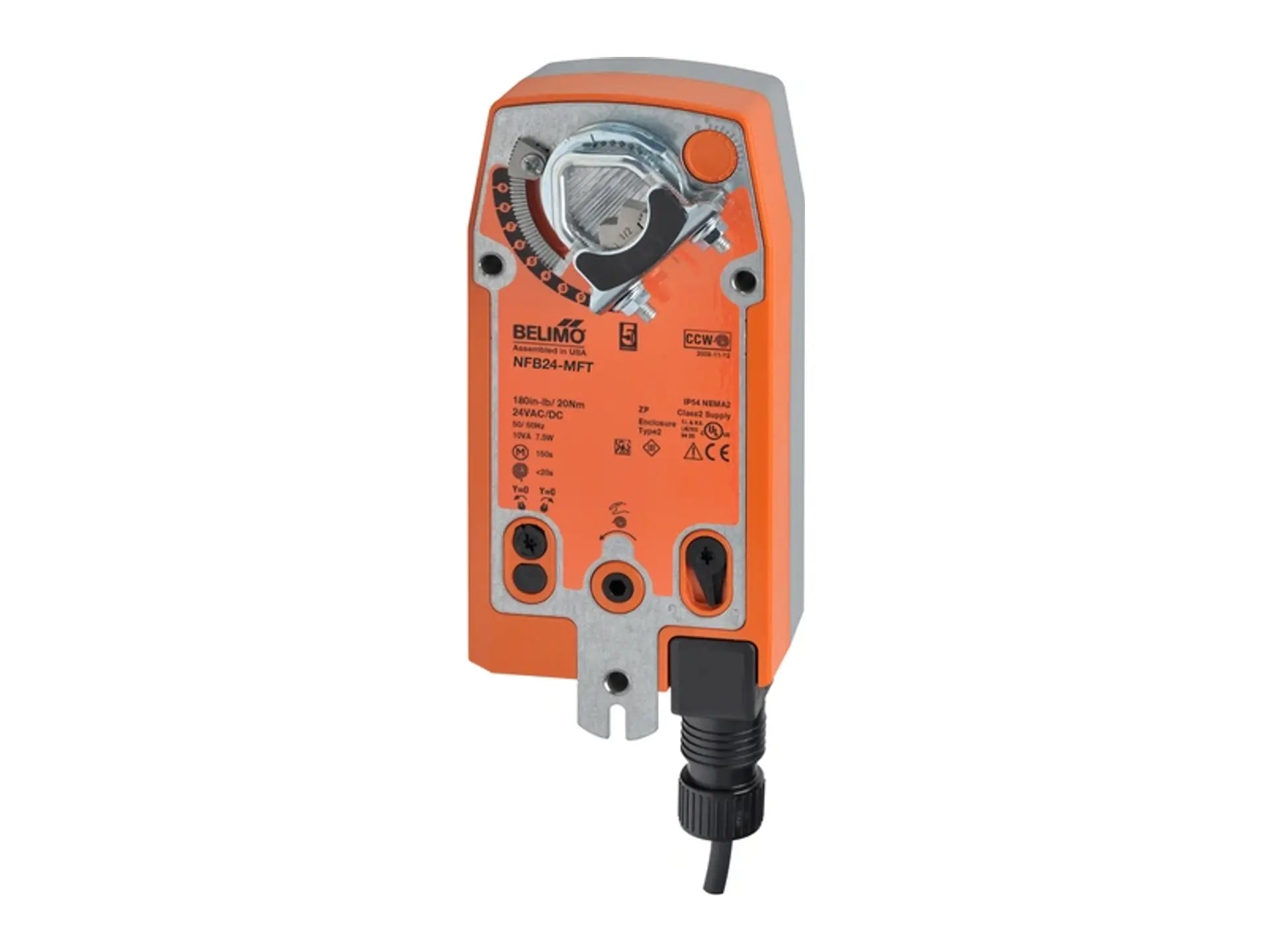 Belimo NFB24-MFT 24V Spring Return Modulating Actuator
