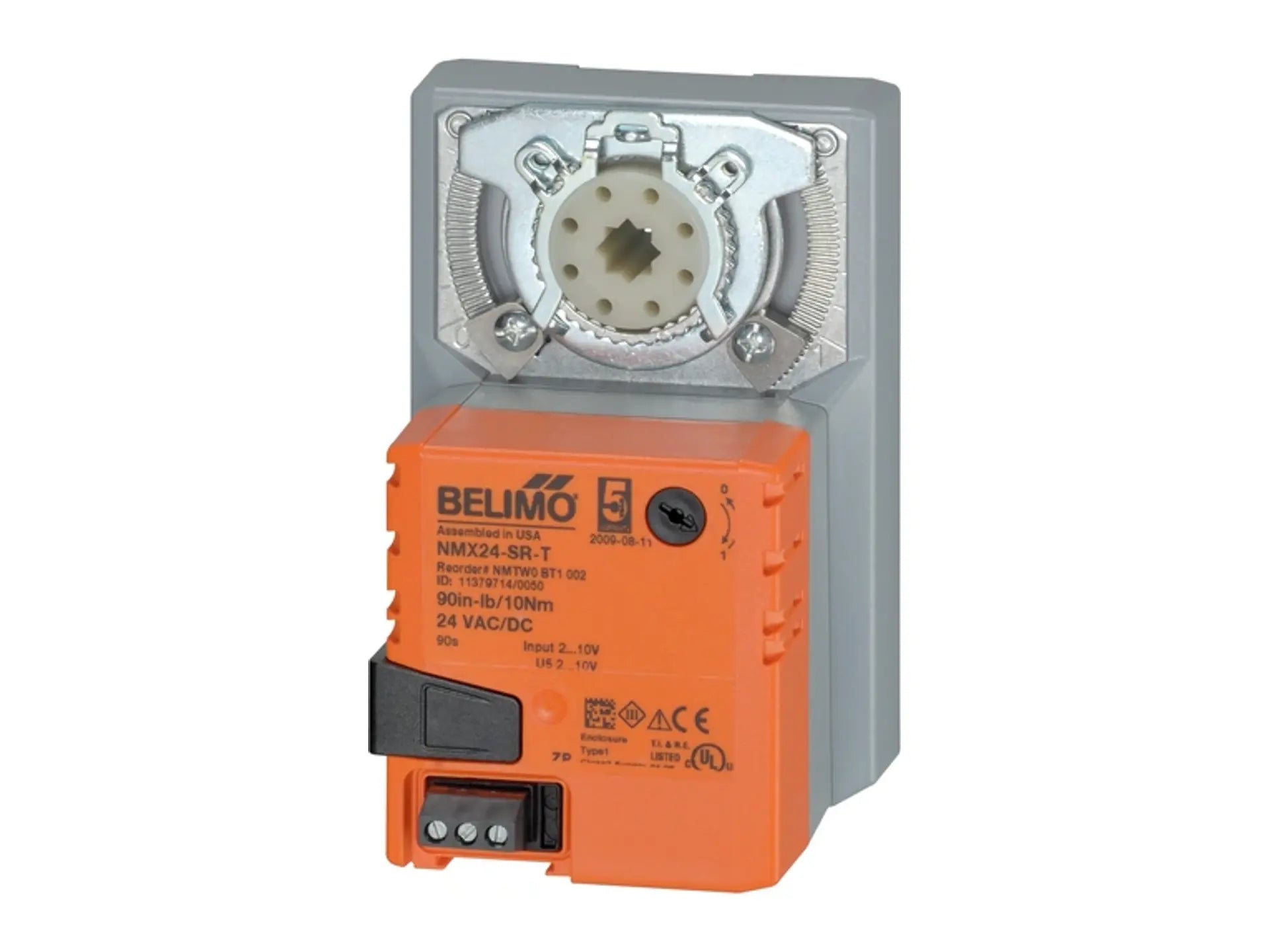 Belimo NMX24-SR-T, 90 in-lb Non-spring Return Prop Damper Actuator, 24V