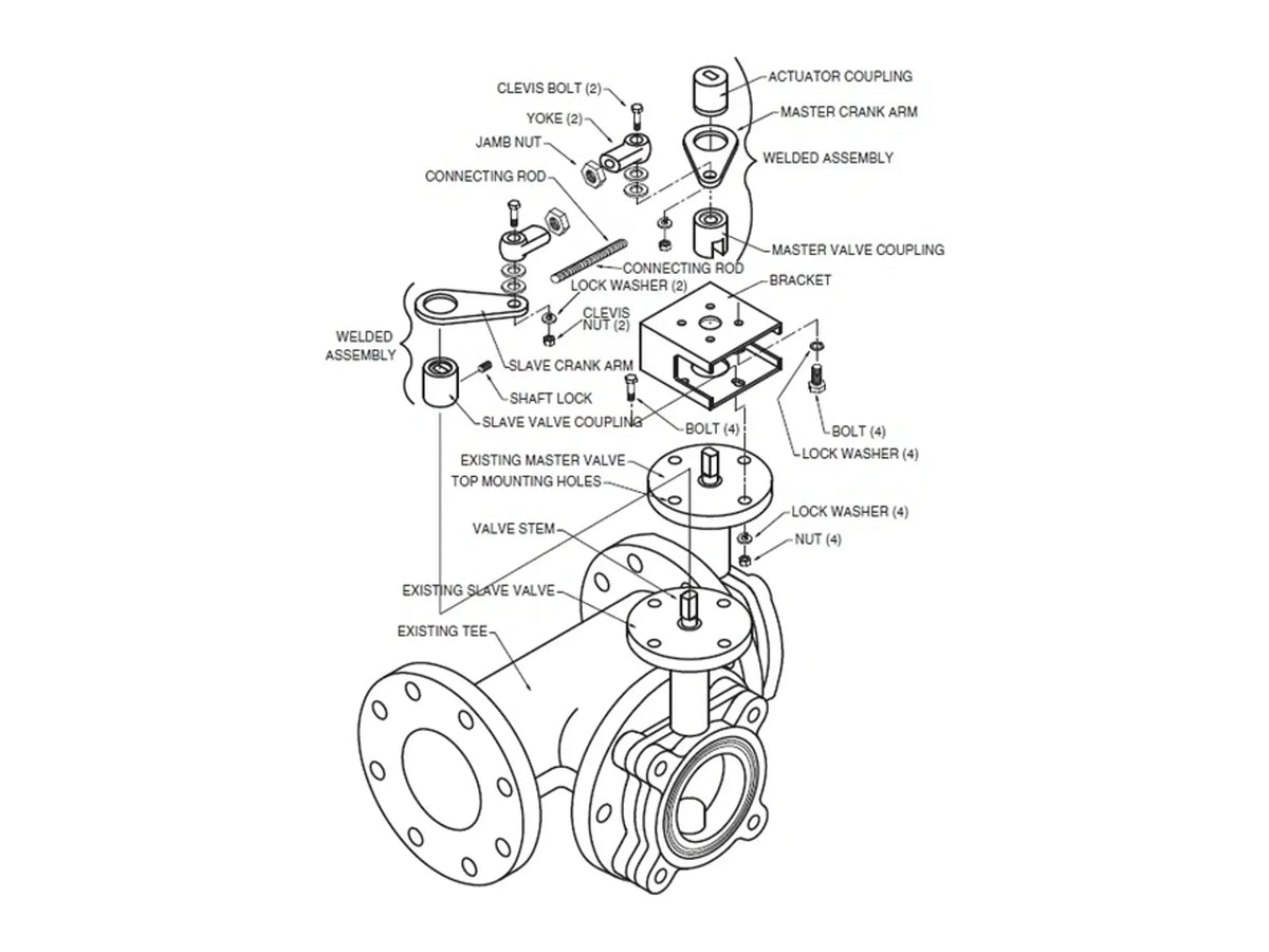 Belimo UFLK6925, L Series Butterfly Valve Linkage