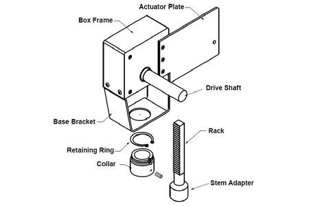Belimo UGLK0026 Valve Linkage Kit for AM/GM Series