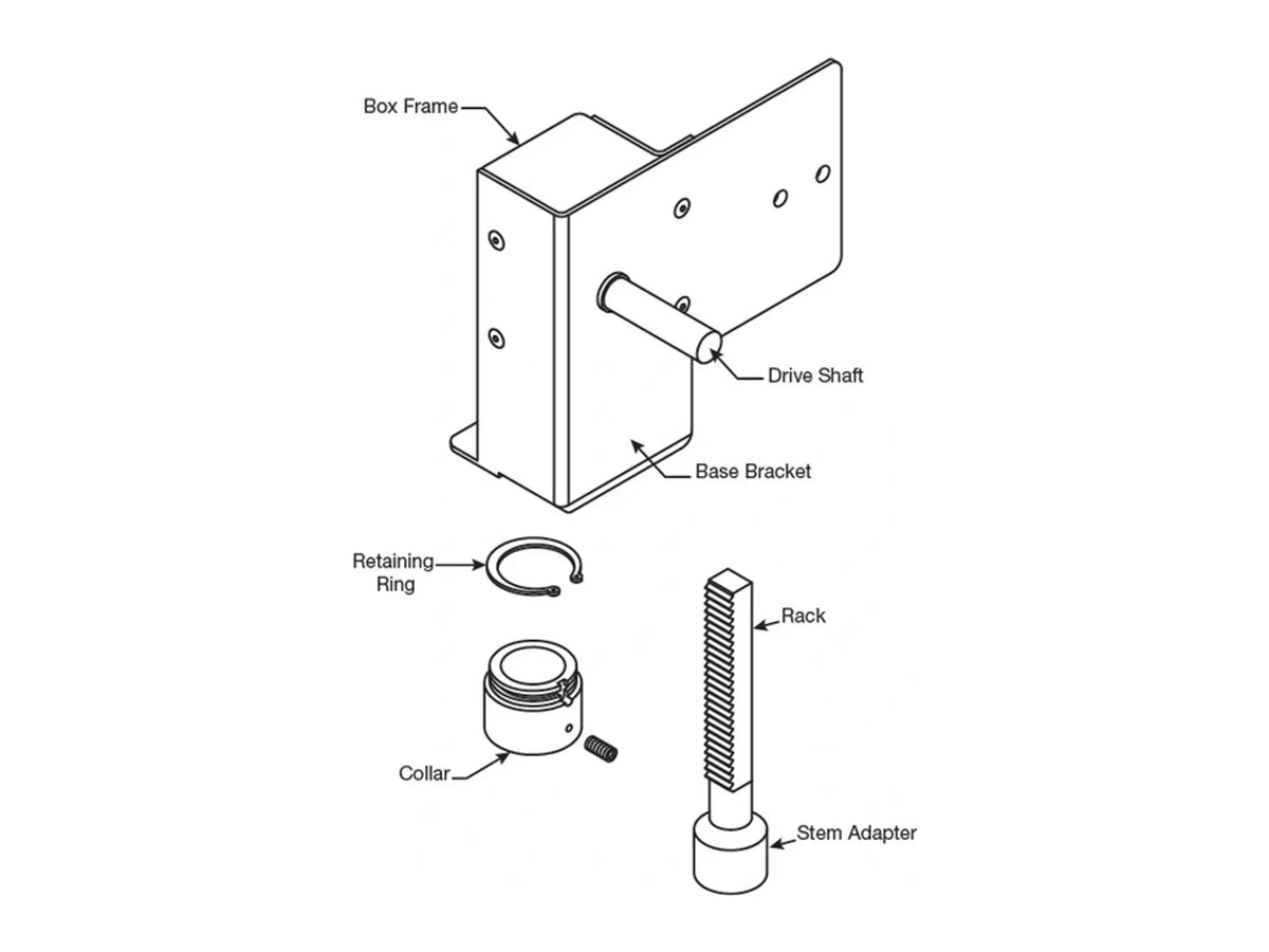 Belimo UGLK1350, Valve Retrofit Linkage