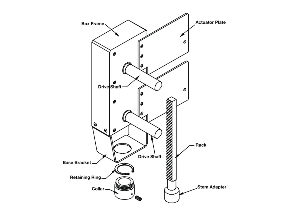 Belimo UGLK1480, JCI Valve Retrofit Linkage