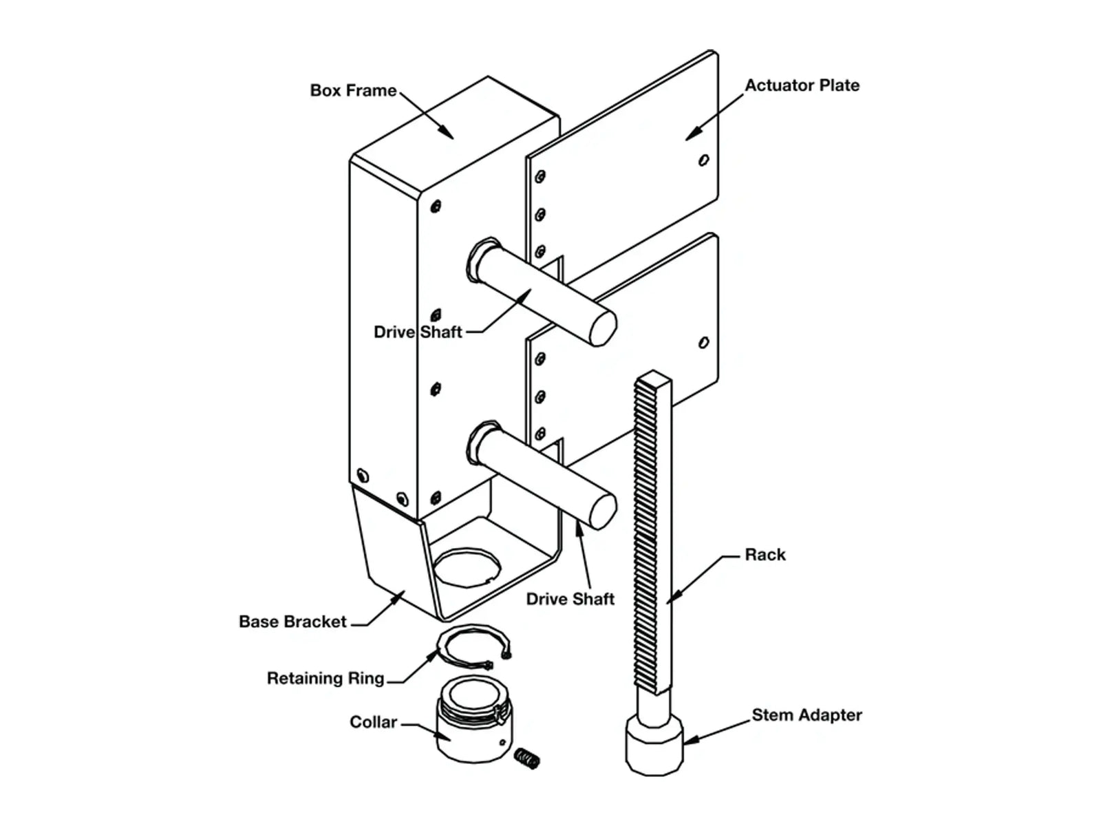 Belimo UGLK1872 Retro-Fit Kit for V5011, V5013, and VGF Models