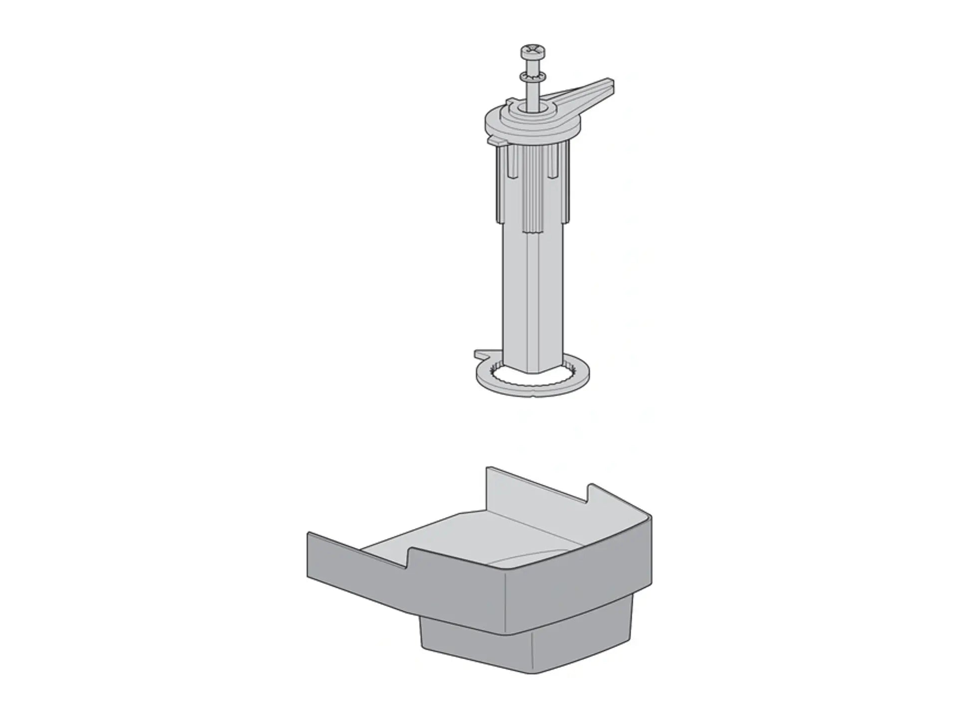 Belimo WAF-4, AFB/NFB Actuator Valve Linkage