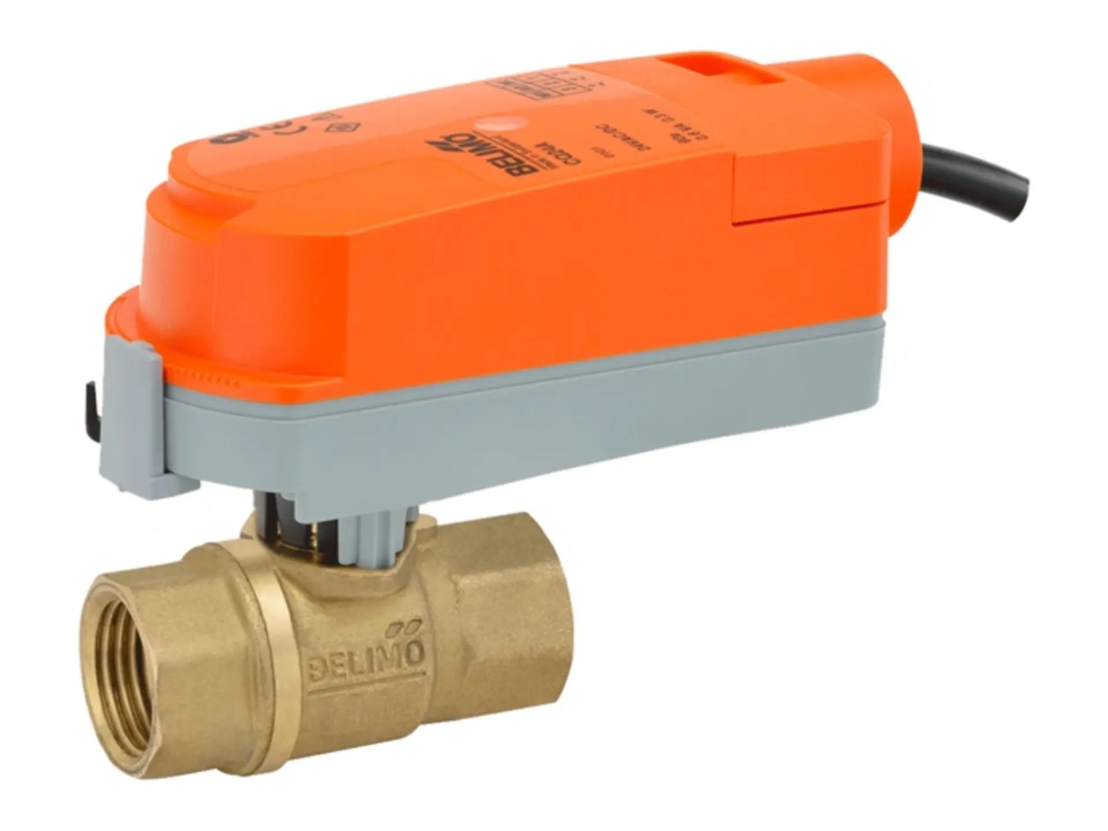 Belimo Z2050Q-F+CQB24-3, 1/2" Two-Way Valve, 1.4 Cv, Non-Spring Return Actuator