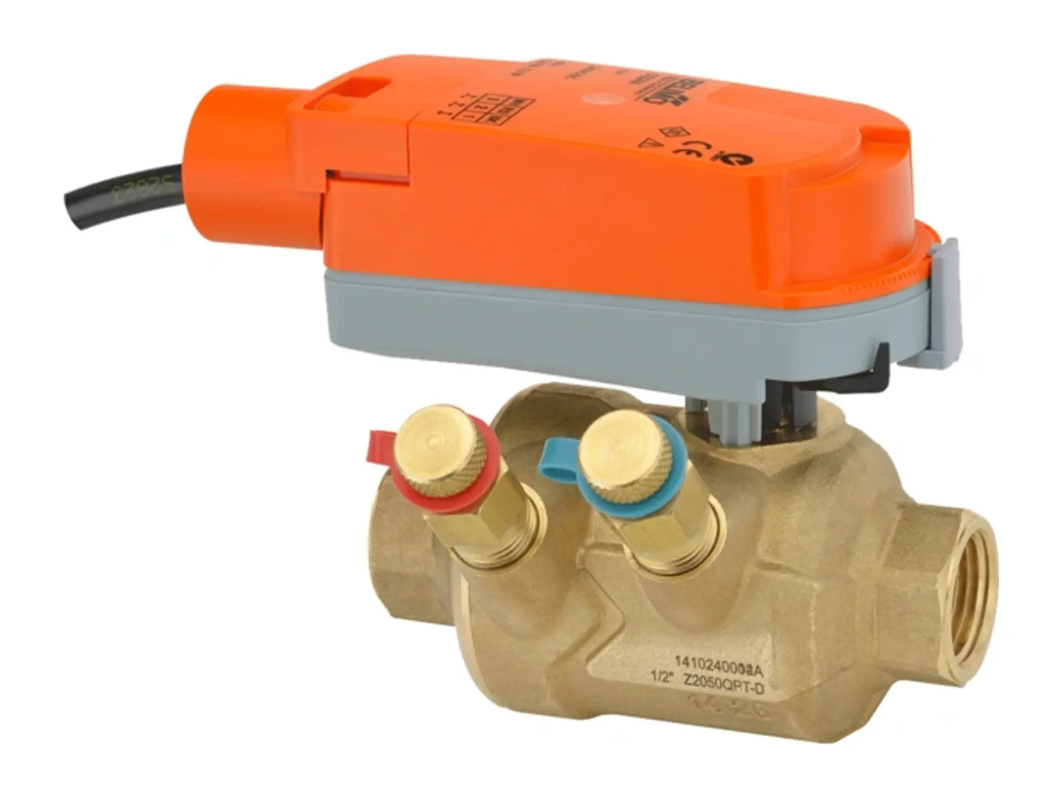 Belimo Z2050QPT-D+CQXUP-3, 1/2 Inch 2-Way NSR On/Off Floating Valve