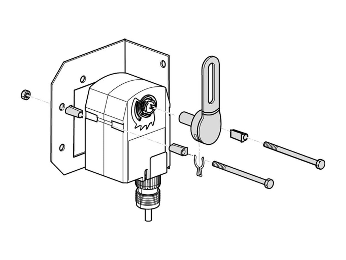 Belimo ZG-TF112, Crankarm Mounting Kit