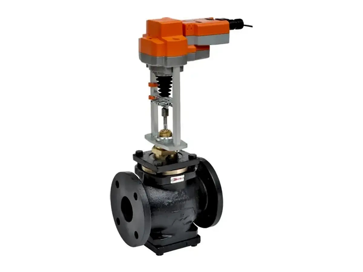 Belimo G6100C+AVKB24-3, Globe Valve, 4", 2-Way, Cv 170, Valve Actuator, AC 24 V, On/Off