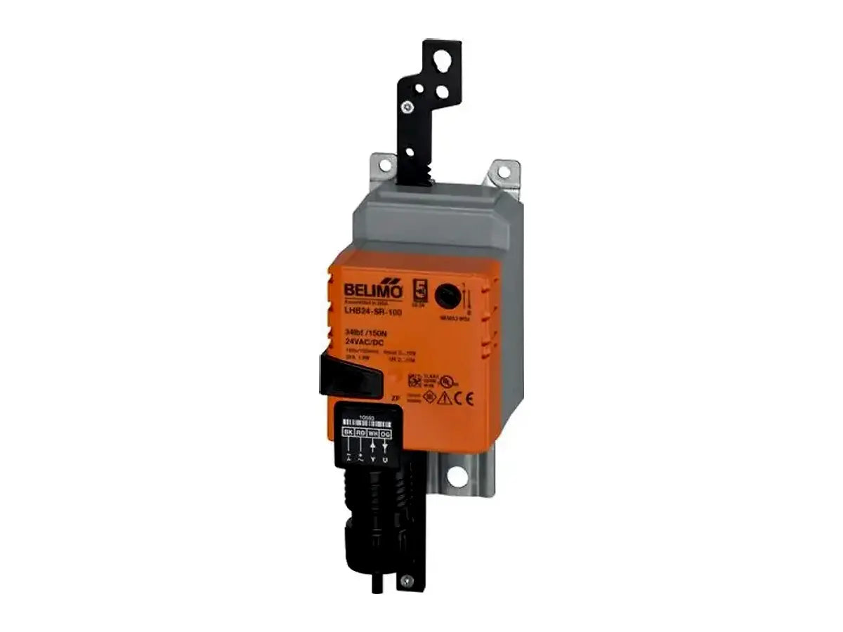 Belimo LHB24-SR-200, Damper Actuator, 35 lbf [150 N], Non Fail-Safe, AC/DC 24 V, 2...10 V