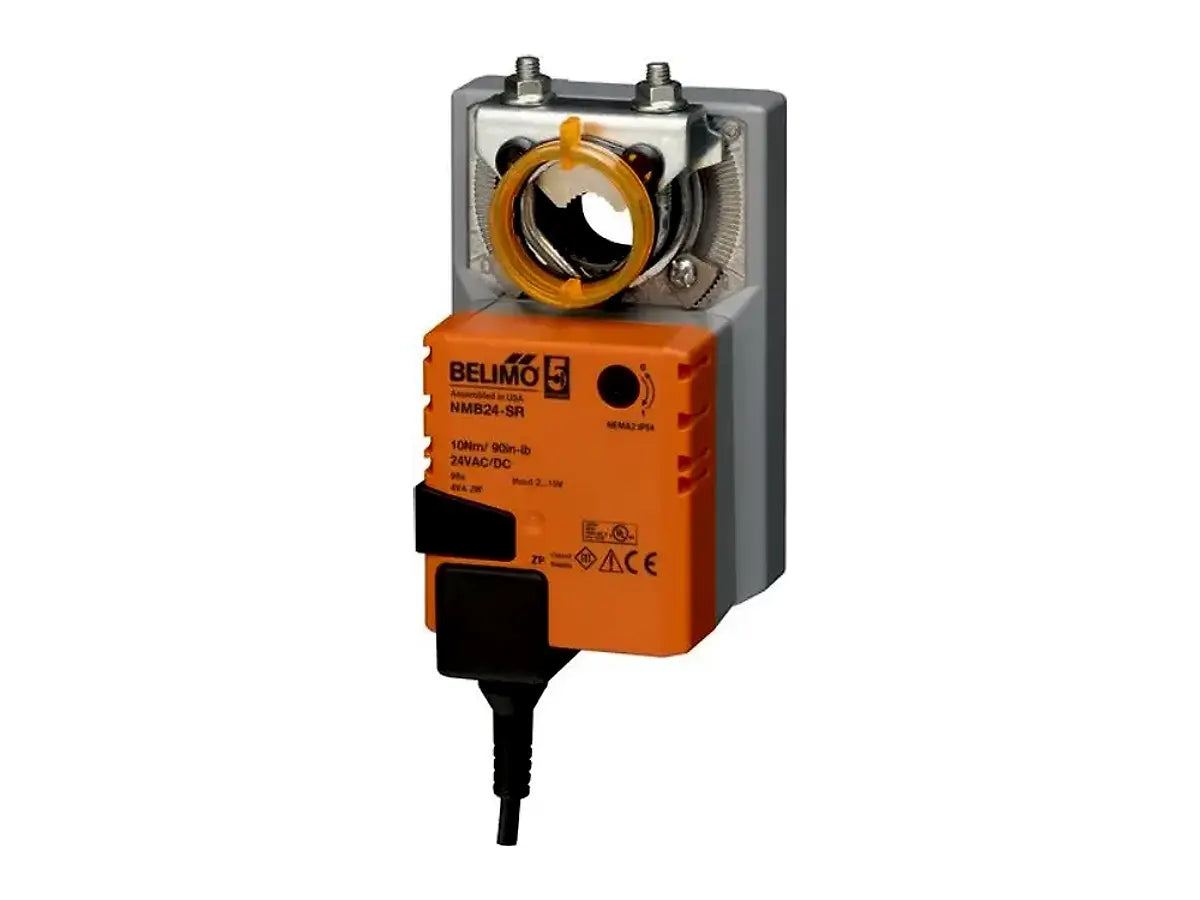 Belimo NMX24-SR, Configurable Damper Actuator, 90 In-Lb, Non Fail-Safe, AC/DC 24 V, 2...10 V