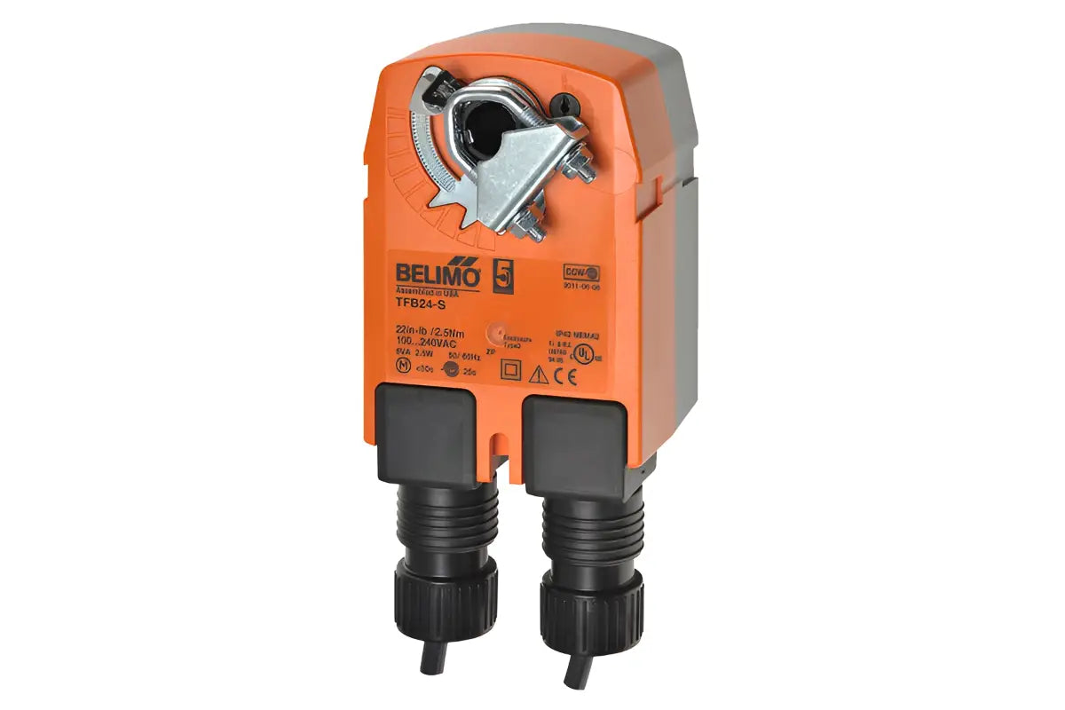 Belimo TFB24-S, 24V On/Off SR Actuator, 22 in-lb Torque