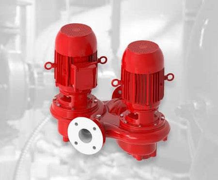 Bell & Gossett Series e-82 & e-82SC Twin In-Line Centrifugal Pumps