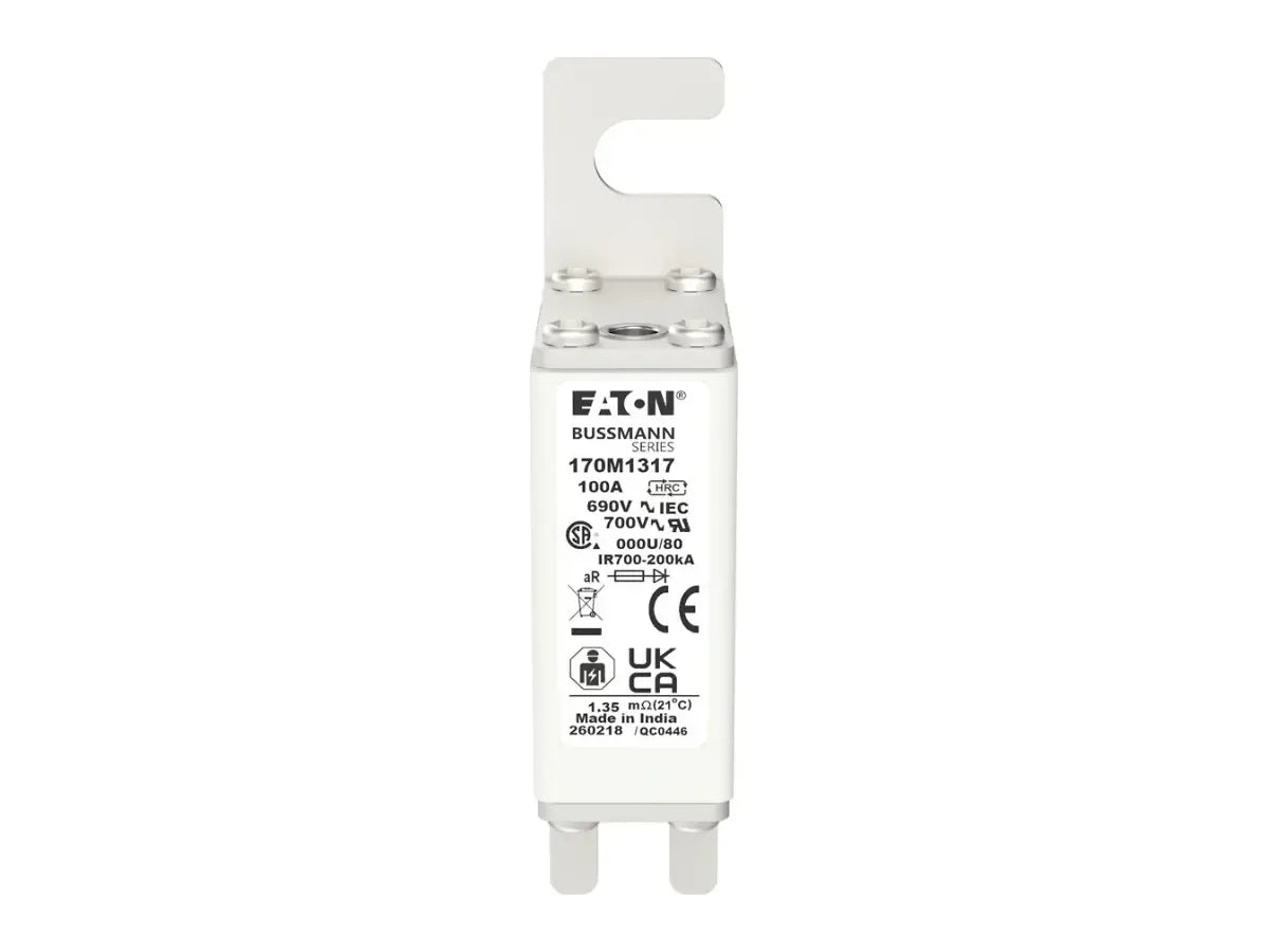 Bussmann 170M1317, 100 A, 700 V U/80 Fuse