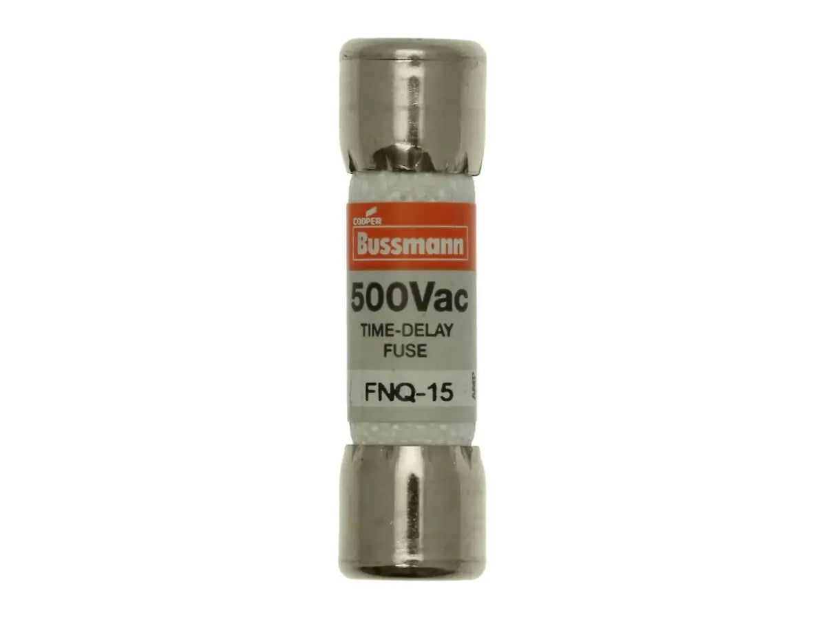 Bussmann FNQ-15, Fuse, 500V, 15 Amp, Time Delay, Class CC