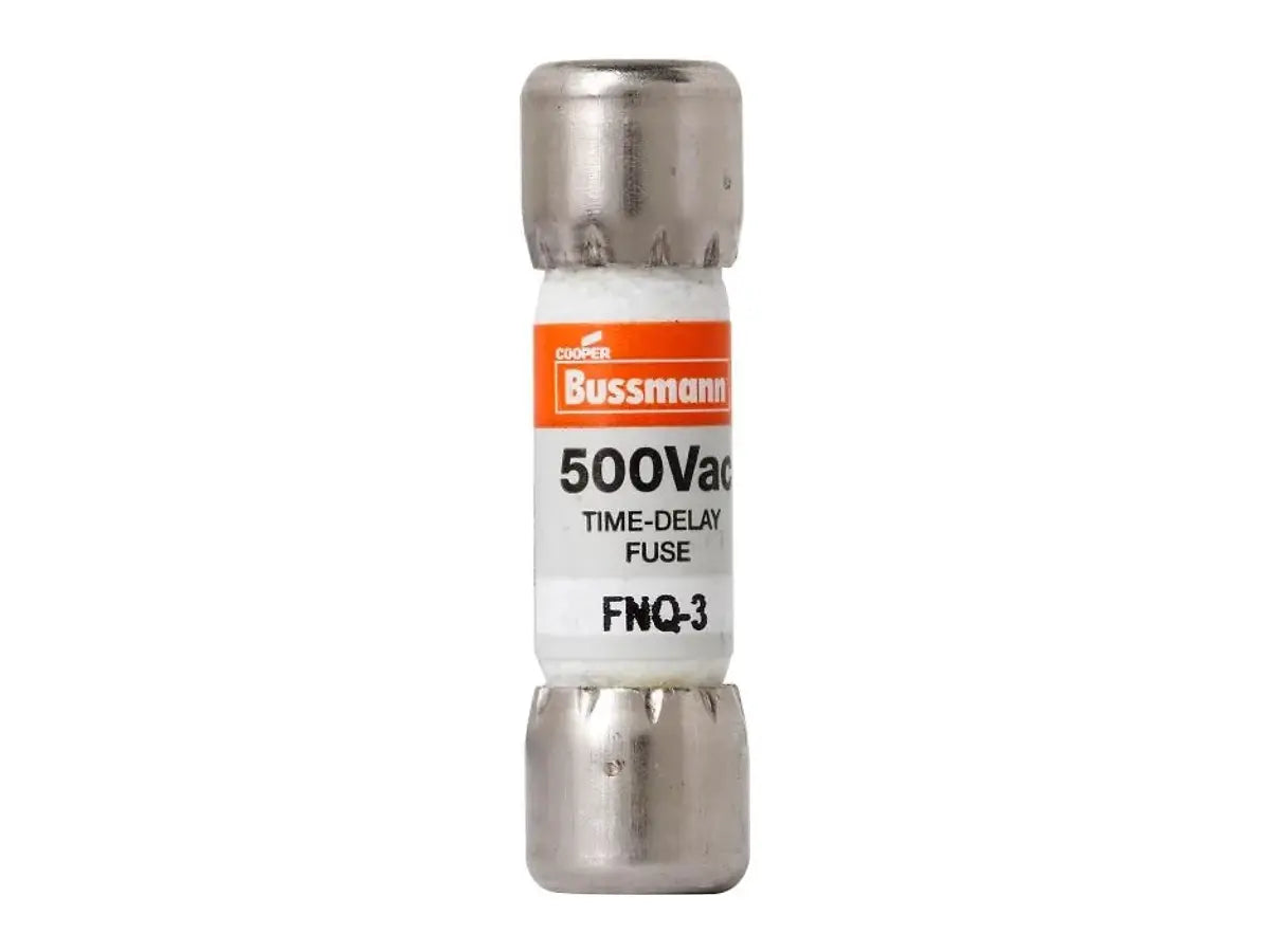 Bussmann FNQ-3, Time Delay Fuse, 3 Amp, 500 VAC