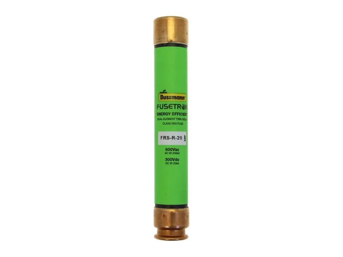 Bussmann FRS-R-20, Time Delay Fuse, 600 VAC, 20 A