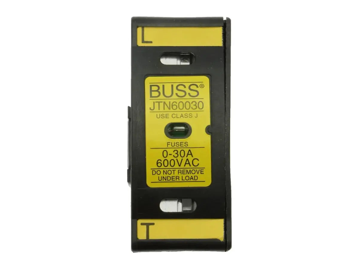 Bussmann JTN60030, J Fuse 0-60 A, 600V Din Rail Mount