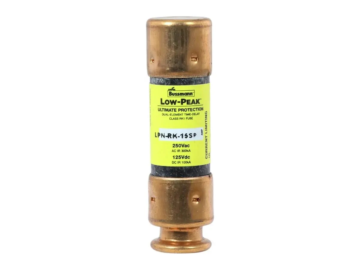 Bussmann LPN-RK-15SP, Fuse Time Delay RK1 250 V AC, 15 A