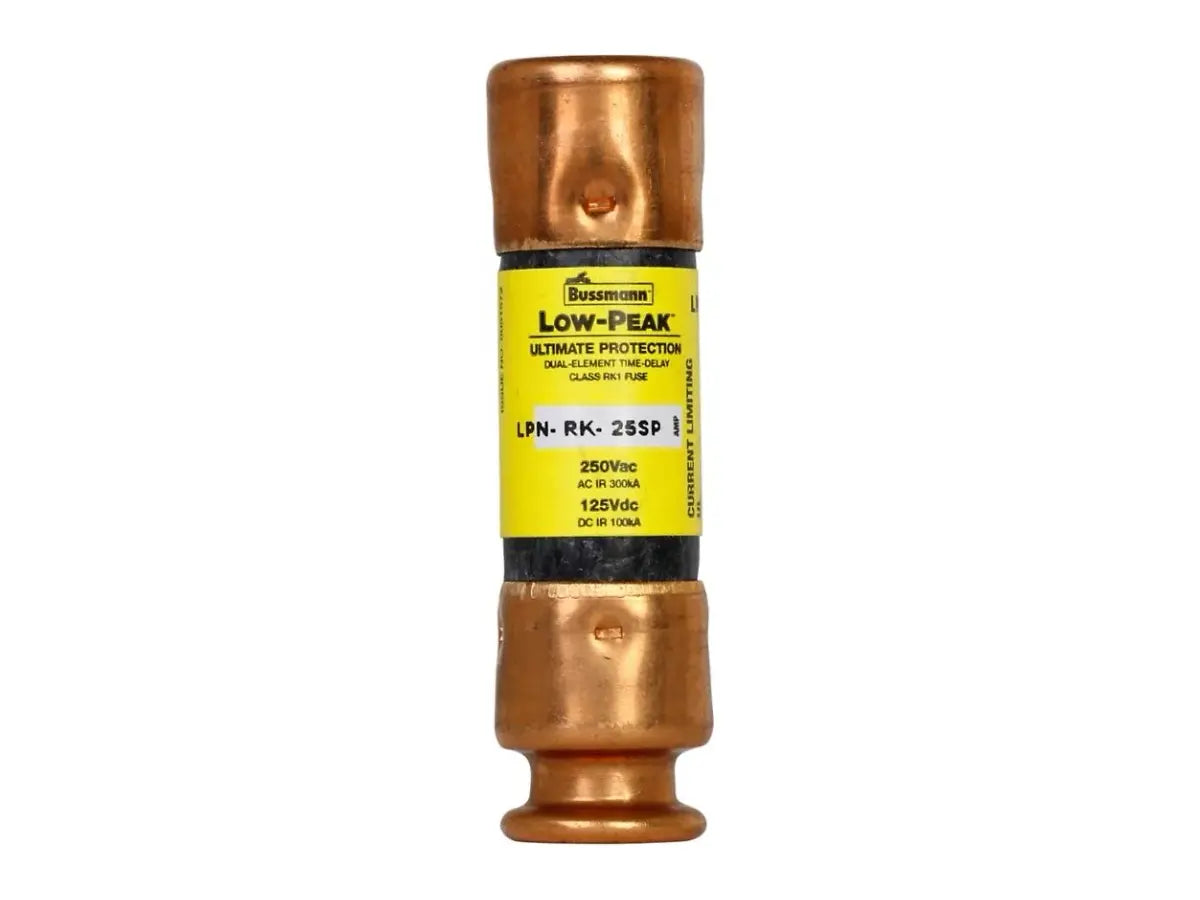 Bussmann LPN-RK-25SP, 25 A Dual Time Delay 250 V Fuse