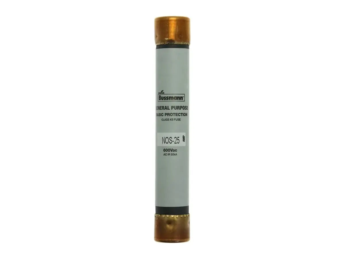 Bussmann NOS-25, 25 A, 600 VAC, Class H Fuse