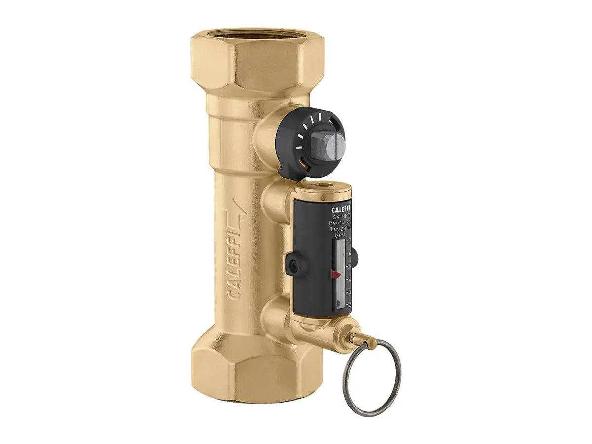 Caleffi 132432A, 1/2" NPT Valve, 0.5-1.75 GPM Flow Rate