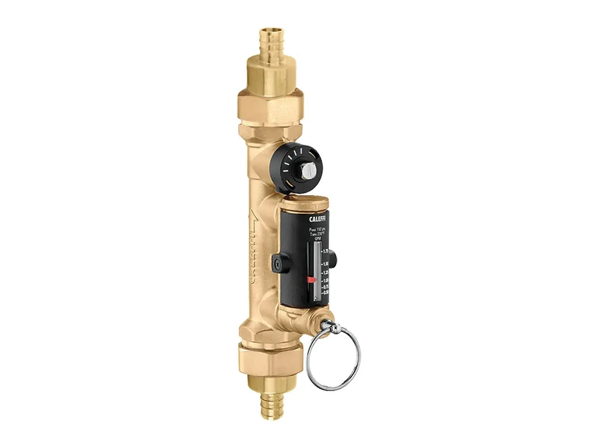 Caleffi 132434AFC, QS LL 1/2" PEX Crimp, 5-1.75 GPM Flow Rate
