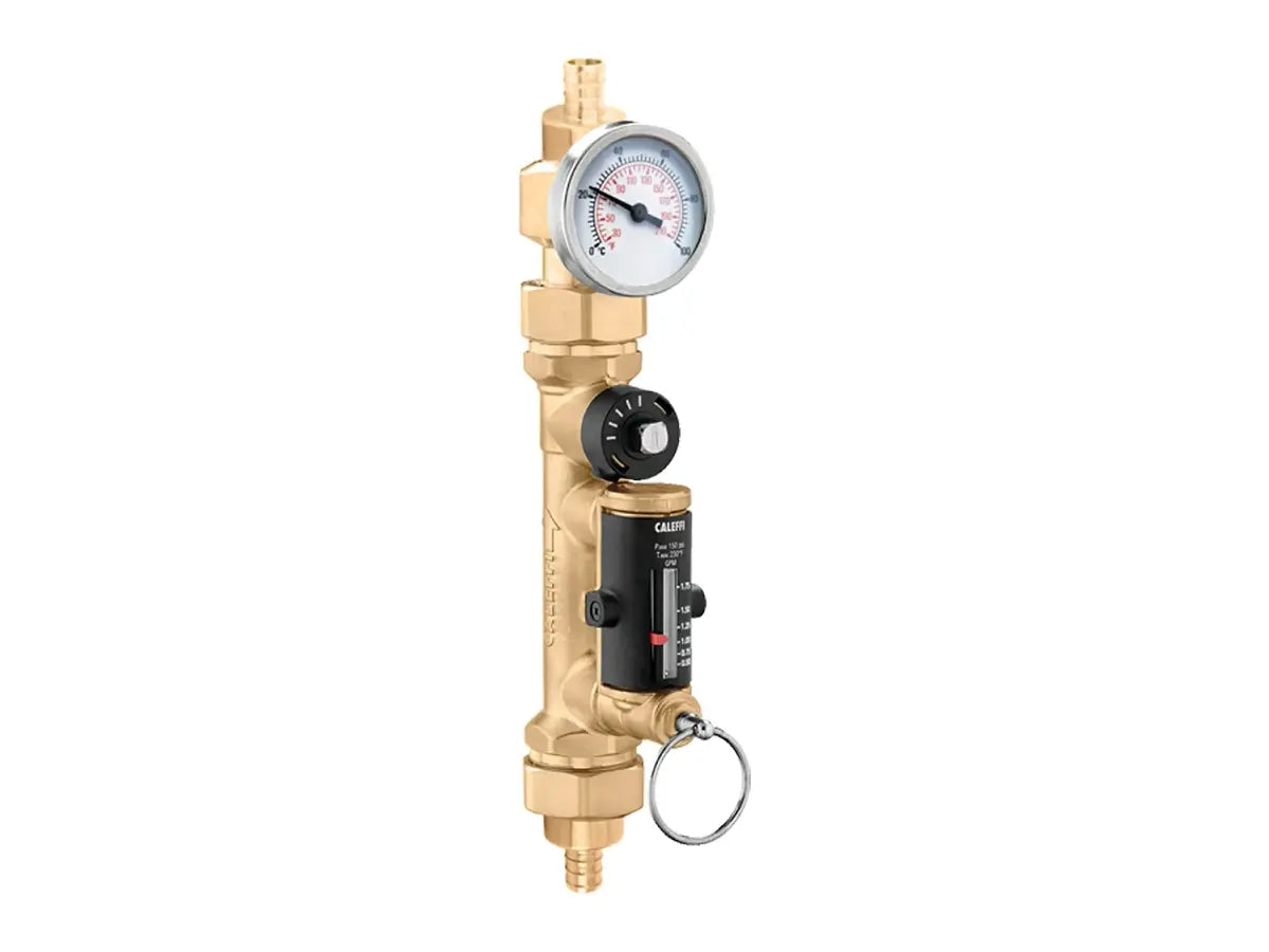 Caleffi 132435AFC, Quick Shut Low Lead 1/2" PEX Valve .5-1.75 GPM