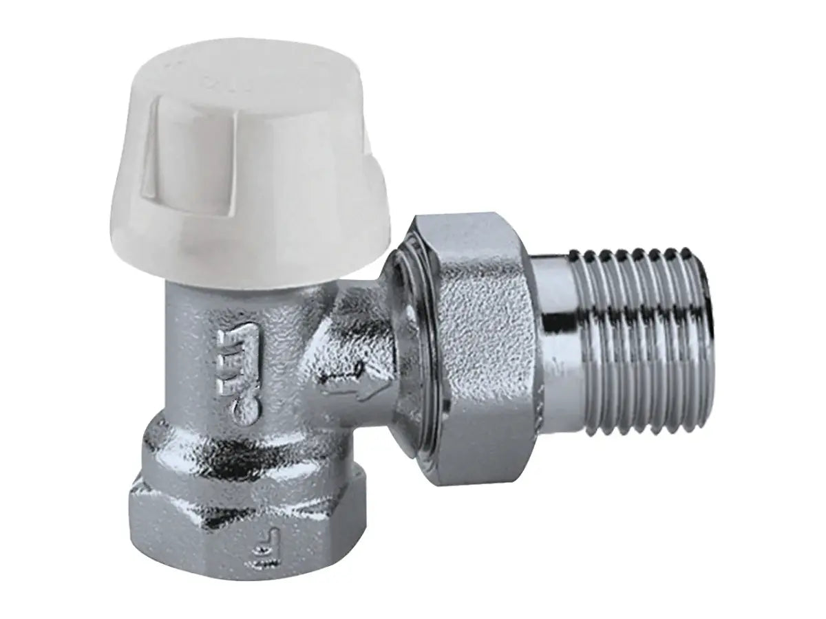 Caleffi 220400A, 1/2" NPT Angled TRV Body