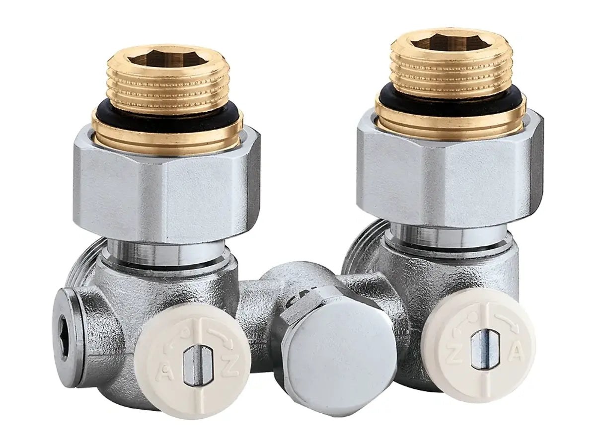 Caleffi 301341, Angle One Pipe System 1/2" M x 3/4"