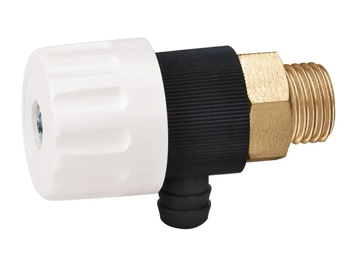 Caleffi 337221A, 1/4" NPT Drain Cock with Metal Seal