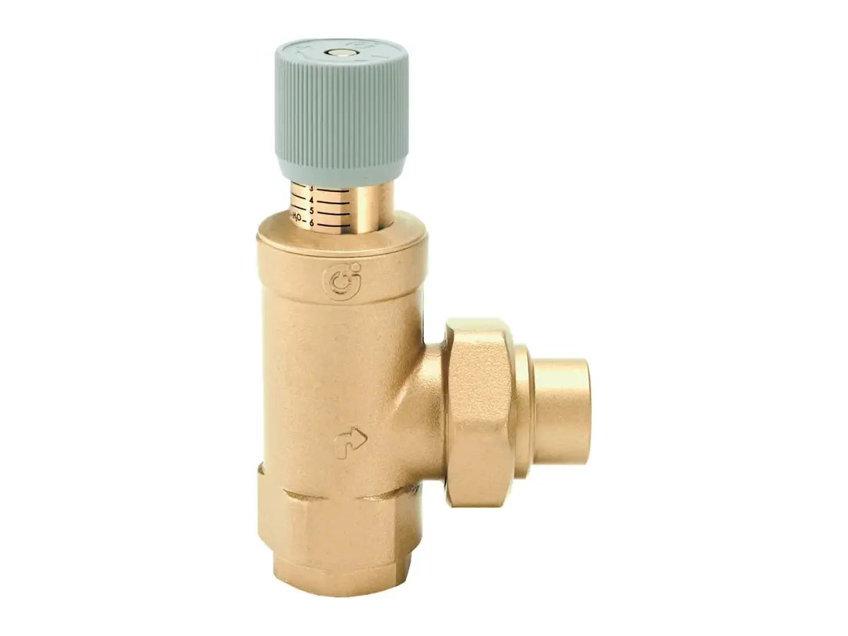 Caleffi 519502A, Differential Bypass Valve 3/4" NPT