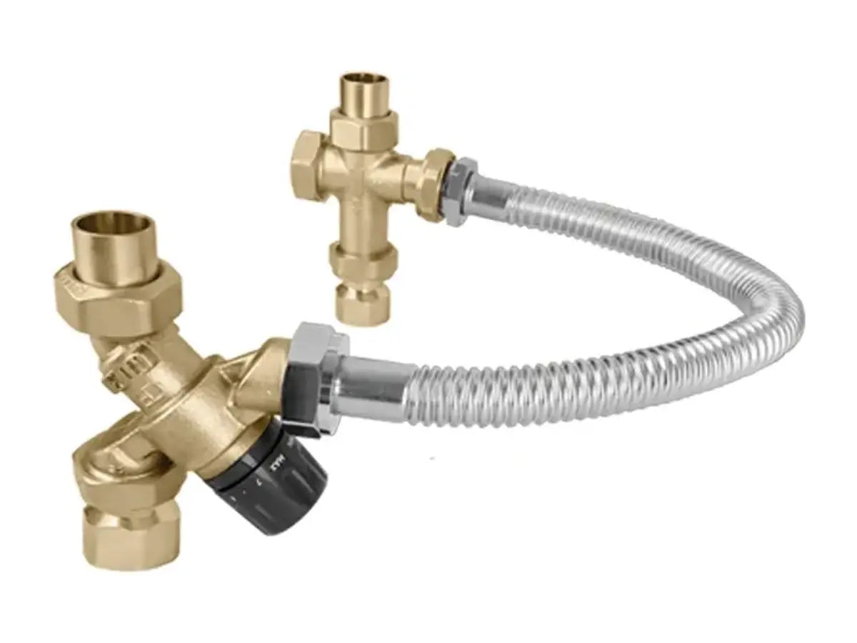 Caleffi 520500AX, 3/4 FPT Tank Hose Cross, 3/4 MNPT