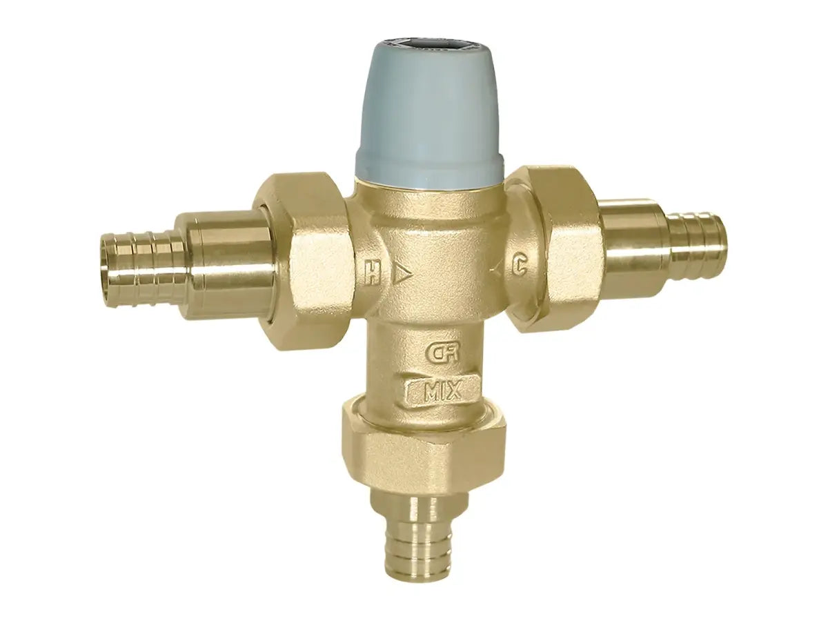 Caleffi 521357A, 3-Way AS Mixing Valve, 3/4" PEX Crimp