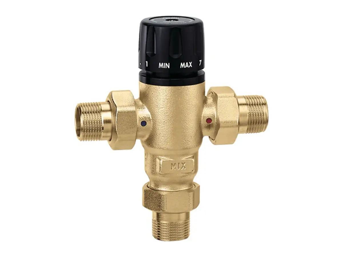 Caleffi 521400A, 3-Way Thermostatic Mixing Valve 1/2" NPT