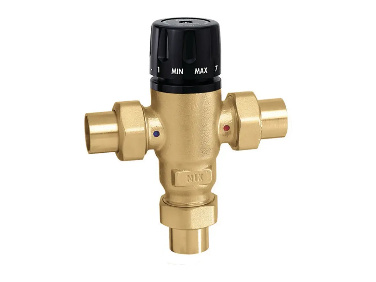 Caleffi 521409A, 3-Way Thermostatic Mixing Valve 1/2" SWT