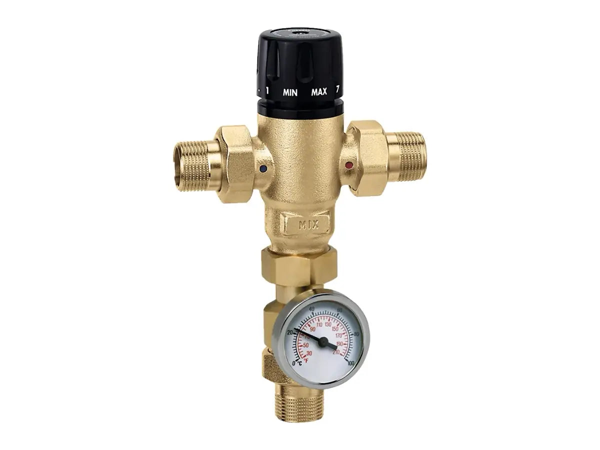 Caleffi 521410A, 1/2" NPT Thermo Mixing Valve, 1" G