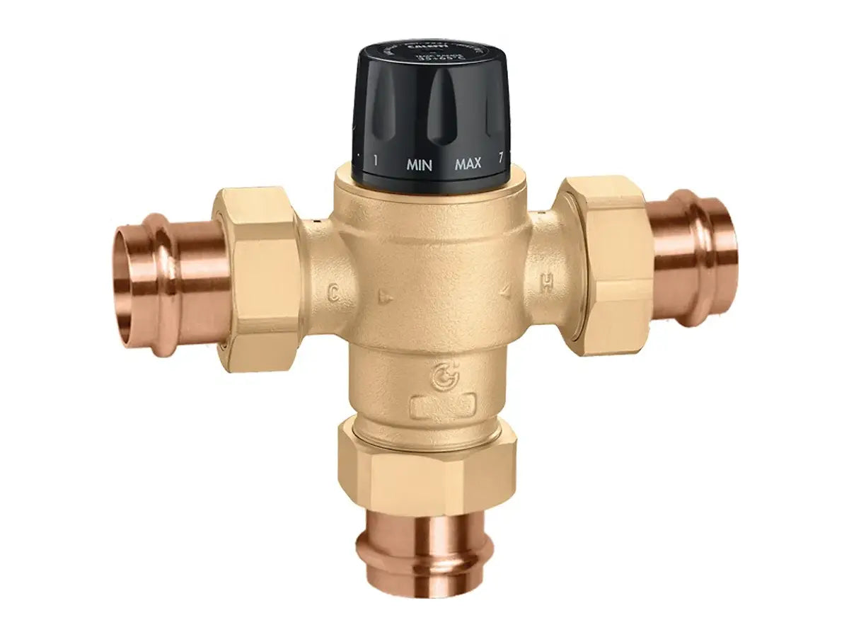 Caleffi 523166A, Thermo Mixing Valve 1" Press