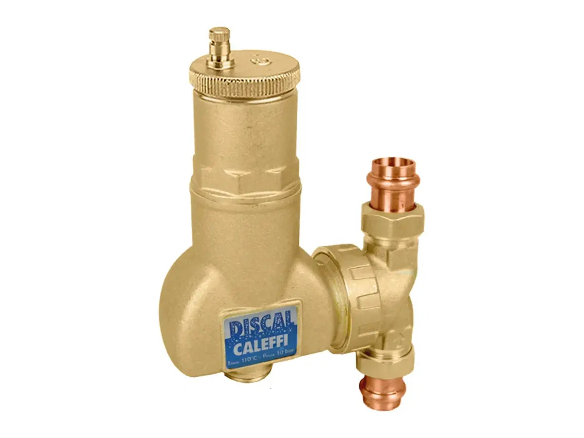 Caleffi 551766A, 1" Press Rotating Head Air Separator