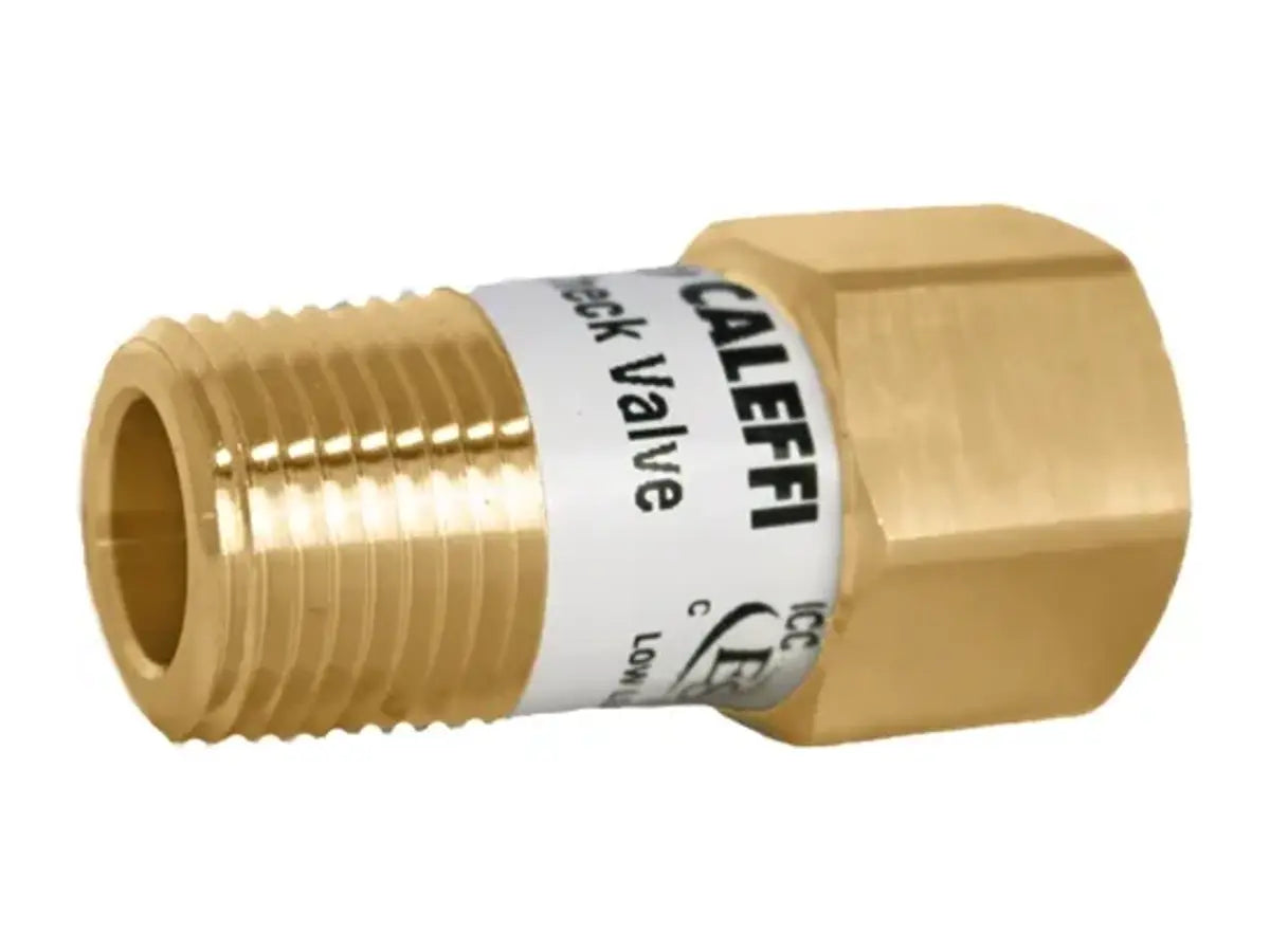 Caleffi NA10469, Inline Flow Check Valve 1/2" NPT