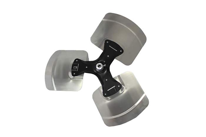 Carrier LA01RA025 22"dia Fan, 20deg Pitch, 3 Blades CW Rotation