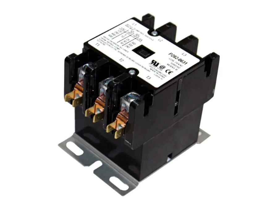 Carrier P282-0631, Contactor 3 Pole, 60A, 24V, Lug Terminals