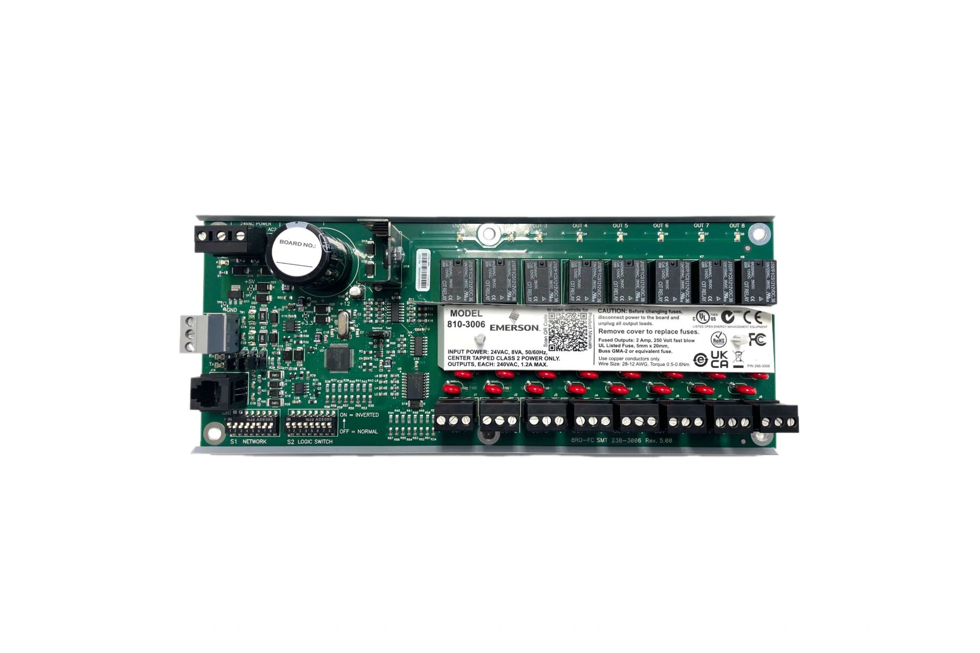 Copeland 810-3006, CPC Multi-Flex 8RO-FC Board