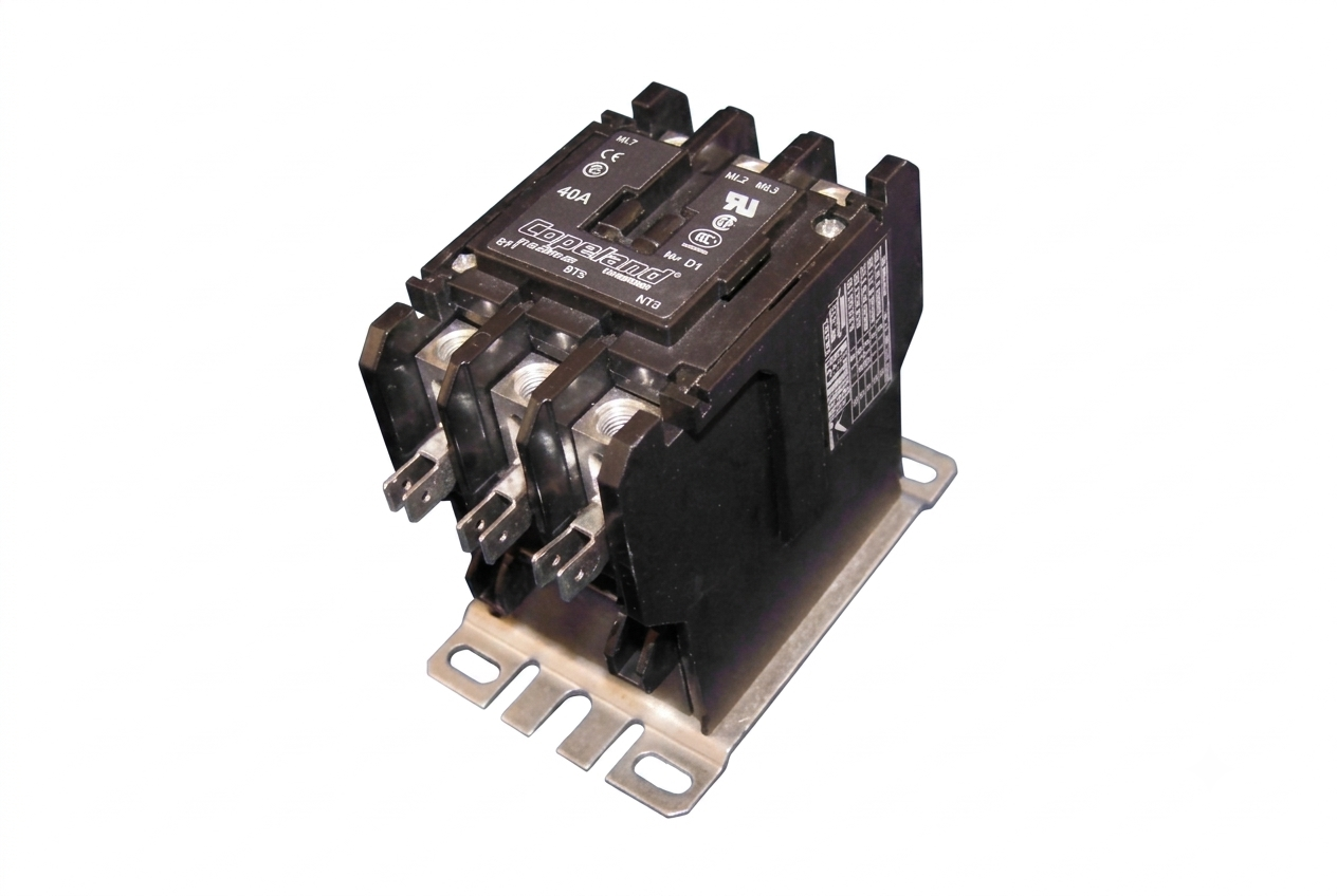 Copeland 912-3040-00, 3 Pole 40 Amp 24V Coil Contactor
