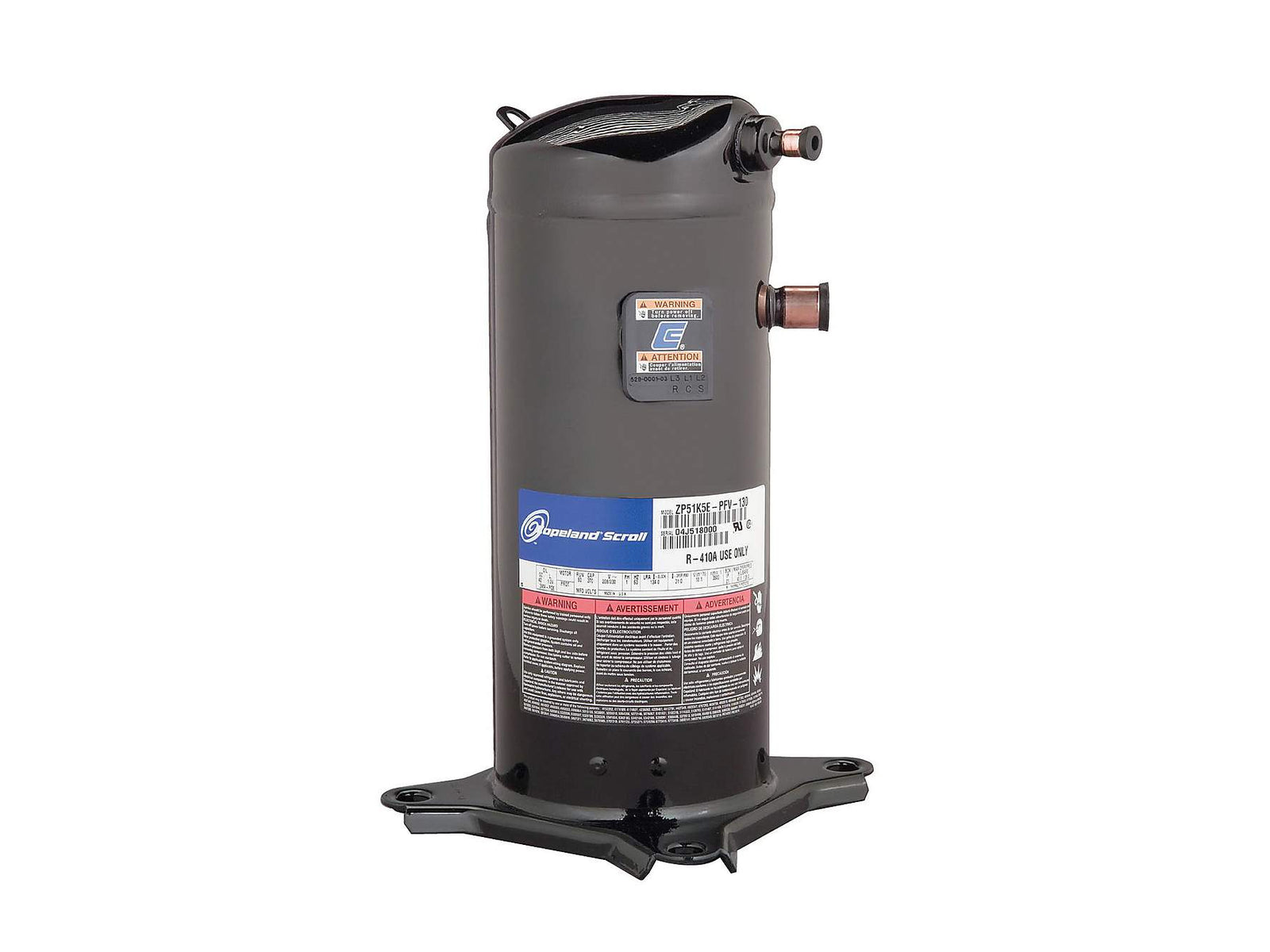 Copeland ZR32K5E-PFV-800, 208/230V 1Ph R22 31300 BTU Comp