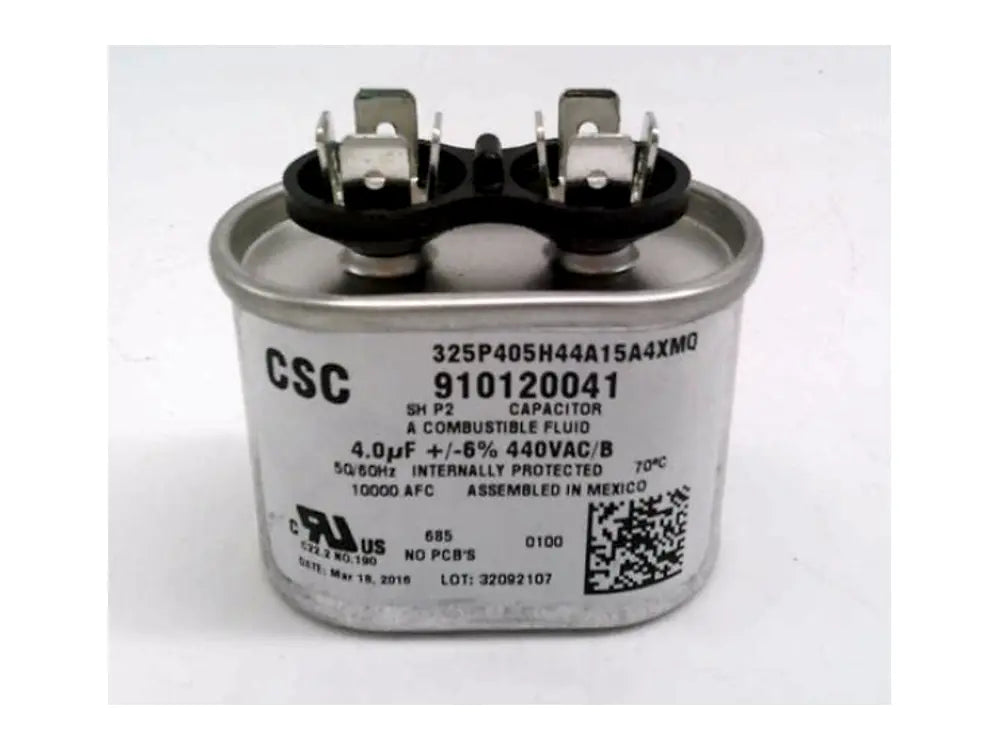 Daikin 910120041, 4MFD Oval Run Capacitor