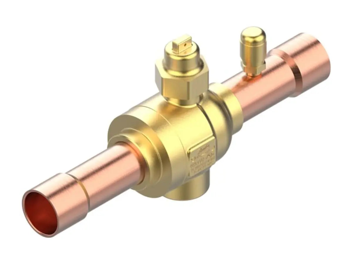 Danfoss 009L6589, 7/8 x 7/8" ODF Shtoff Ball Valve