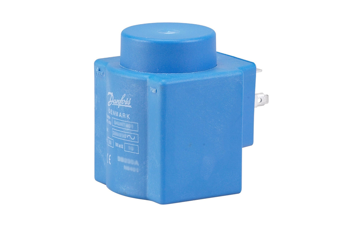 Danfoss 018F6077, 24V, 50W Solenoid Coil w/Spade Connector