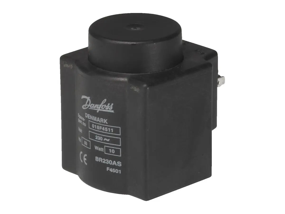 Danfoss 018F4511, 240V DIN Spade Coil
