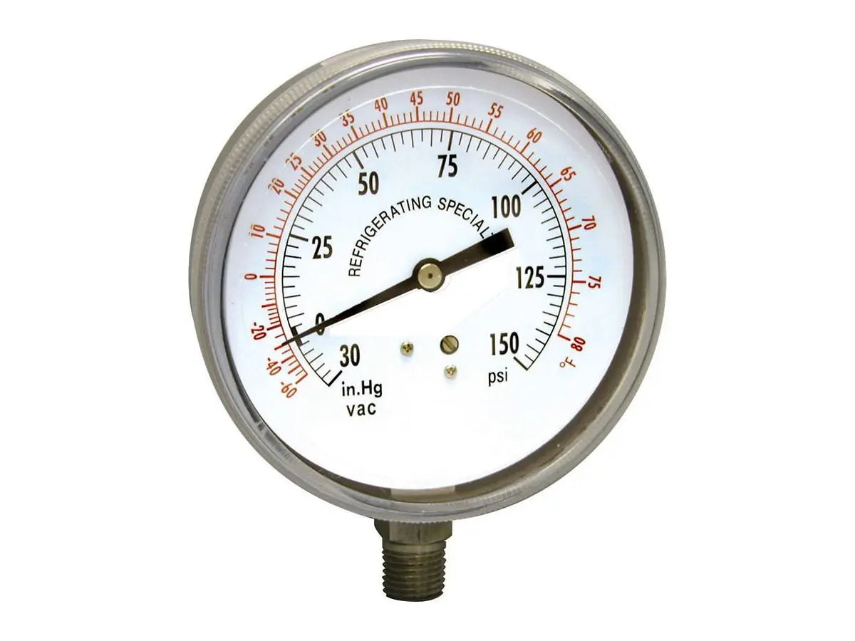 Danfoss 027G9990 2.5" R717 Gauge 30"HG-150PSI